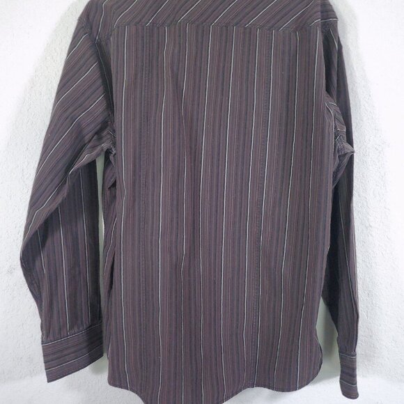 Johnston & Murphy Brown  Dress Shirt Size Extra Large - Picture 7 of 9